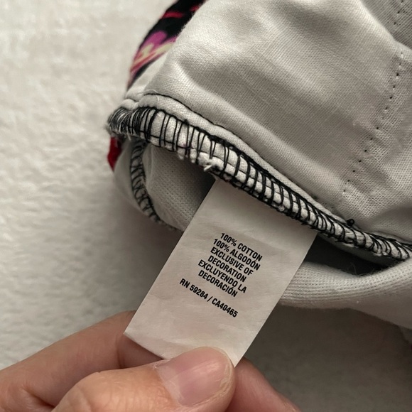 Vintage The Children's Place Multicolor Floral flare pants with cheetah accents - Picture 6 of 6